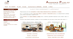 Desktop Screenshot of akademieplus.cz